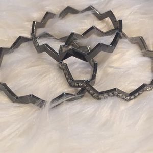 Chevron bracelet set